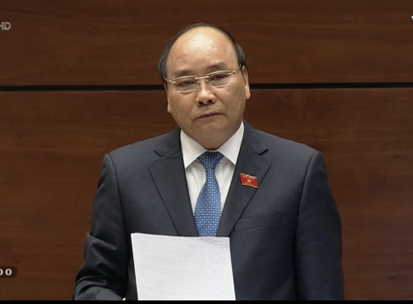 Thủ tướng Nguyễn Xuân Phúc bắt đầu trả lời chất vấn trước Quốc hội